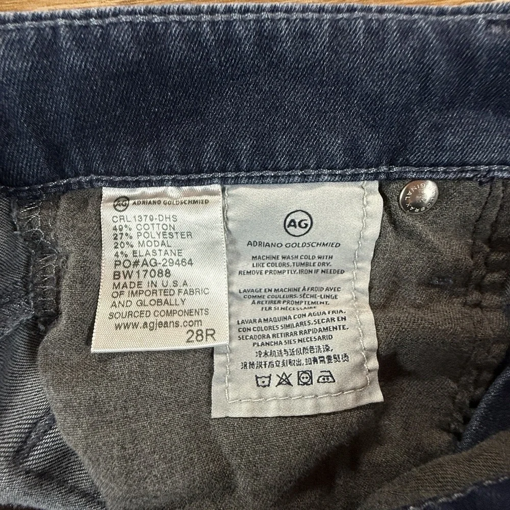 AG Adriano Goldschmied Farrah Skinny Women's Jeans 28R Blue High Rise Designer